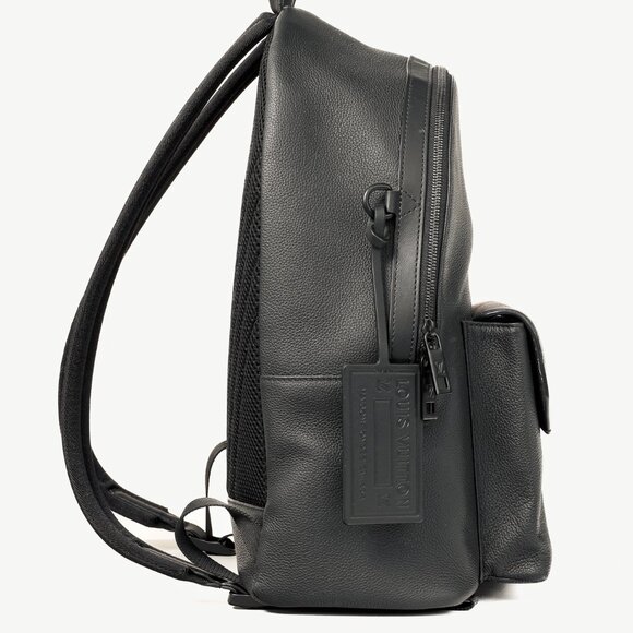 Louis Vuitton Takeoff Black Leather LV Monogram Backpack - Picture 3 of 14